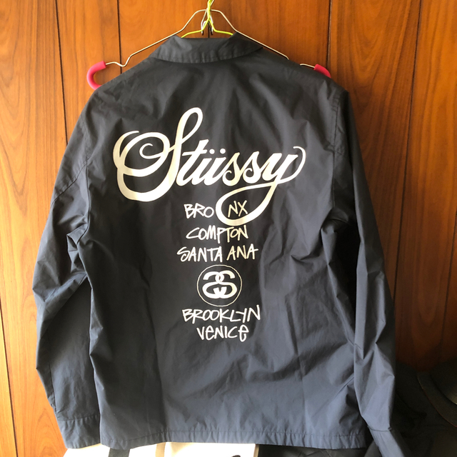 stussy ステューシー　男女兼用　Sサイズ　ワールド・コーチジャケット正規品メンズ