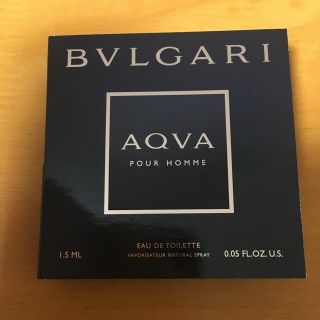 ブルガリ(BVLGARI)のBVLGARI AQVA POUR HOMME サンプル試供品(ユニセックス)