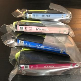 エプソン(EPSON)のEPSON IC6CL80 4色 ・Lシアン ・シアン ・Lマゼンダ・マゼンダ(その他)