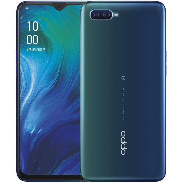 6GBROM特価【新品未開封】OPPO Reno A 64GB Blue ブルー