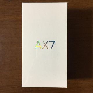 新品未開封　oppo AX7　ゴールド　国内正規品