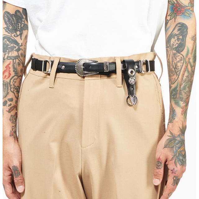 完売品 TOGA VIRILIS トーガ LEATHER NYLON BELT | www.innoveering.net