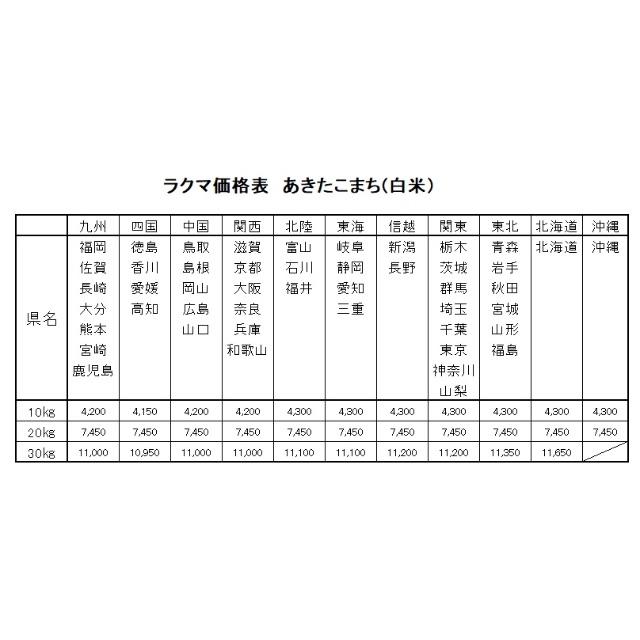 食品/飲料/酒お米　令和元年　愛媛県産あきたこまち　白米　20㎏