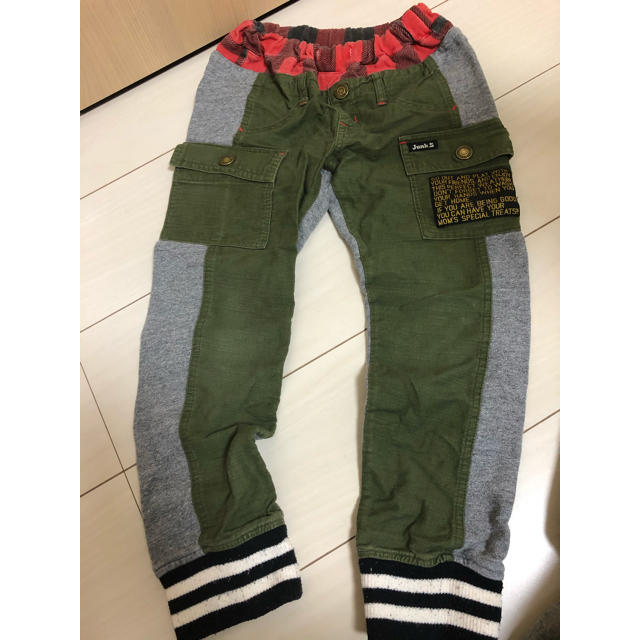 JUNK STORE(ジャンクストアー)のジャンクストアー　異素材切り替えカーゴ キッズ/ベビー/マタニティのキッズ服男の子用(90cm~)(パンツ/スパッツ)の商品写真