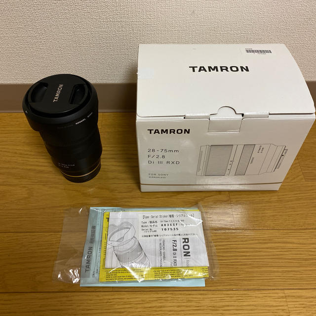 タムロン　28-75mm F2.8 Di III RXD Model A036レンズ(ズーム)