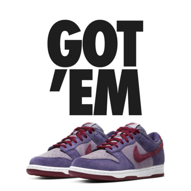 NIKE(ナイキ)のNIKE DUNK LOW PLUM メンズの靴/シューズ(スニーカー)の商品写真