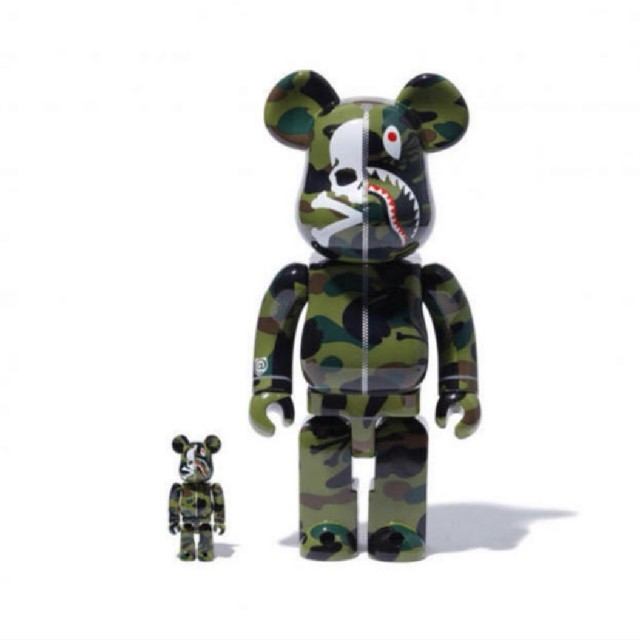 MEDICOM TOY(メディコムトイ)のMASTER MIND vs BAPE® BE@RBRICK 400%&100% エンタメ/ホビーのフィギュア(その他)の商品写真