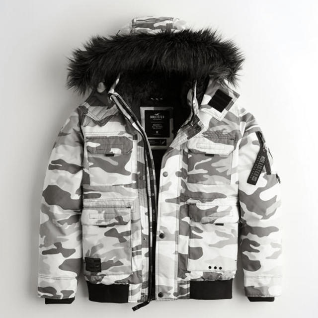 Hollister - 新品 ホリスター ダウンジャケット Mサイズ 迷彩 Hollister - 新品 ホリスター ダウンジャケット Mサイズ 迷彩