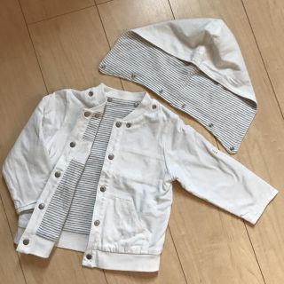 コムサデモード(COMME CA DU MODE)の90 コムサフォセット リバーシブルカーディガン(ジャケット/上着)