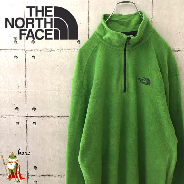 THE NORTH FACE(ザノースフェイス)の【人気】90s ノースフェイス フリース ハーフジップ プルオーバー メンズのトップス(その他)の商品写真