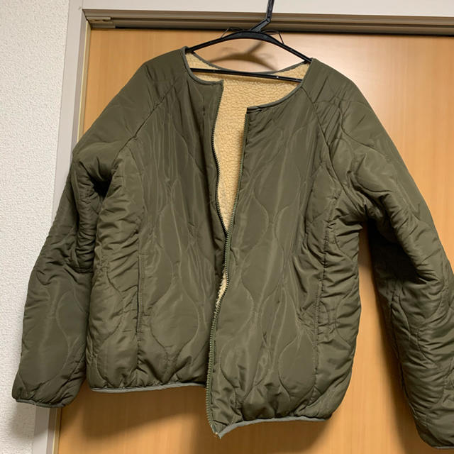 神戸レタス(コウベレタス)のリバーシブルボアコート レディースのジャケット/アウター(ノーカラージャケット)の商品写真