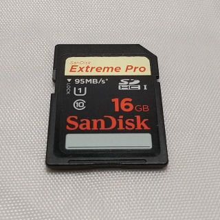 サンディスク(SanDisk)のサンディスク Extreme Pro 16GB SDカード(その他)