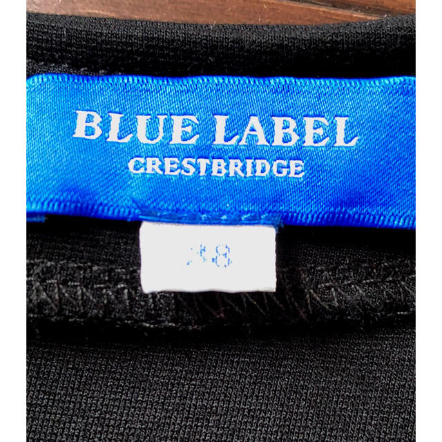 BURBERRY BLUE LABEL(バーバリーブルーレーベル)の再値下げ！美品！BLUE LABELクレストブリッジ 黒ワンピース レディースのワンピース(その他)の商品写真