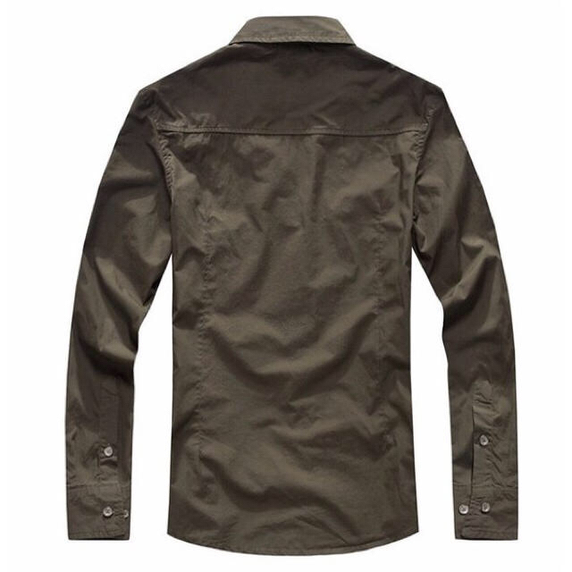 ALPHA INDUSTRIES(アルファインダストリーズ)のMA-1 ワークシャツ　通気性/爽やか/綿シャツ/ゴルフウェア メンズのジャケット/アウター(ブルゾン)の商品写真