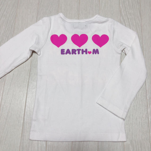 EARTHMAGIC(アースマジック)のレオパードロゴロンＴ♡ キッズ/ベビー/マタニティのキッズ服女の子用(90cm~)(Tシャツ/カットソー)の商品写真