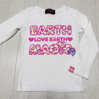 アースマジック(EARTHMAGIC)のレオパードロゴロンＴ♡(Tシャツ/カットソー)