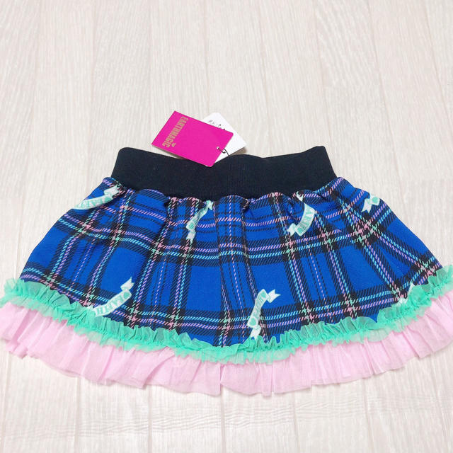 EARTHMAGIC(アースマジック)のチェックスカート♡ キッズ/ベビー/マタニティのキッズ服女の子用(90cm~)(スカート)の商品写真