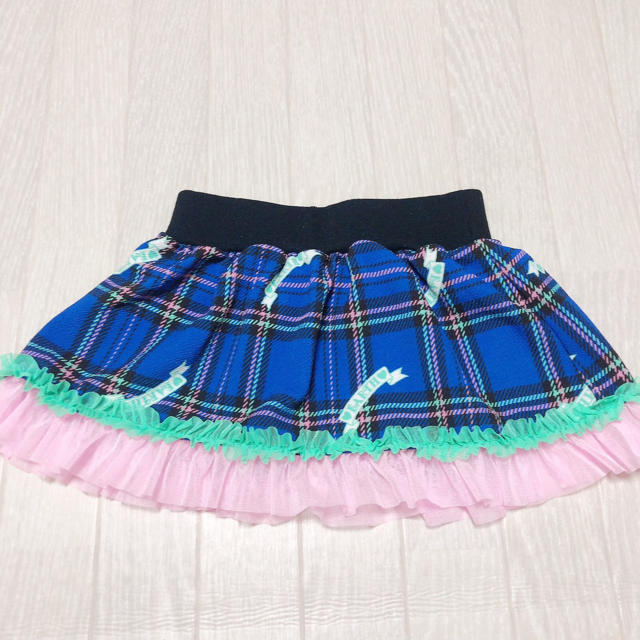 EARTHMAGIC(アースマジック)のチェックスカート♡ キッズ/ベビー/マタニティのキッズ服女の子用(90cm~)(スカート)の商品写真