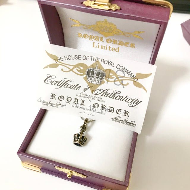 ROYALORDER(ロイヤルオーダー)のロイヤルオーダー クラウン シルバー ネックレス レディースのアクセサリー(ネックレス)の商品写真