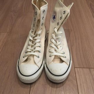 コンバース(CONVERSE)のコンバース　ハイカット　ホワイト(スニーカー)