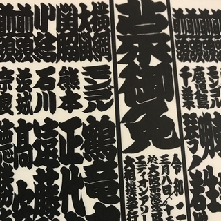 大相撲 3月春場所 2020年 令和二年 番付表 横綱大関　三月　大阪(相撲/武道)