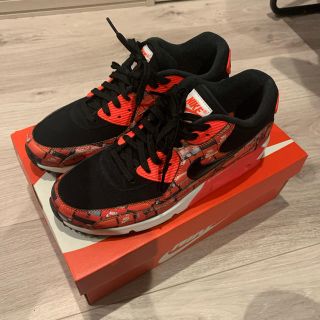 ナイキ(NIKE)のナイキ　エアマックス90 アトモス  赤(スニーカー)