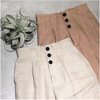 トゥデイフル(TODAYFUL)のck様専用　Linen Button Trousers Todayful(カジュアルパンツ)