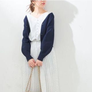 ナチュラルクチュール(natural couture)のnatural couture きれいめニットジャケットカーデ(カーディガン)