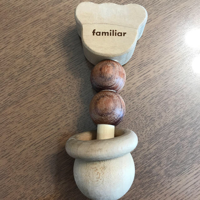 familiar(ファミリア)のファミリア　木のおもちゃ　3個 キッズ/ベビー/マタニティのおもちゃ(積み木/ブロック)の商品写真