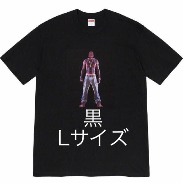 トップスsupreme 20ss tupac tee black large