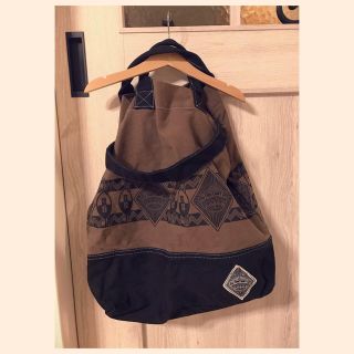 チャイハネ(チャイハネ)のbrown✖️blackの配色が可愛い♥♥♥ 2way BAG(トートバッグ)