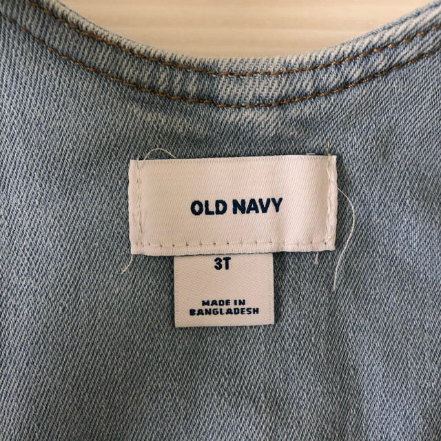 Old Navy(オールドネイビー)の【♡様専用】【美品】OLDNAVYデニムジャンパースカート 3T キッズ/ベビー/マタニティのキッズ服女の子用(90cm~)(ワンピース)の商品写真