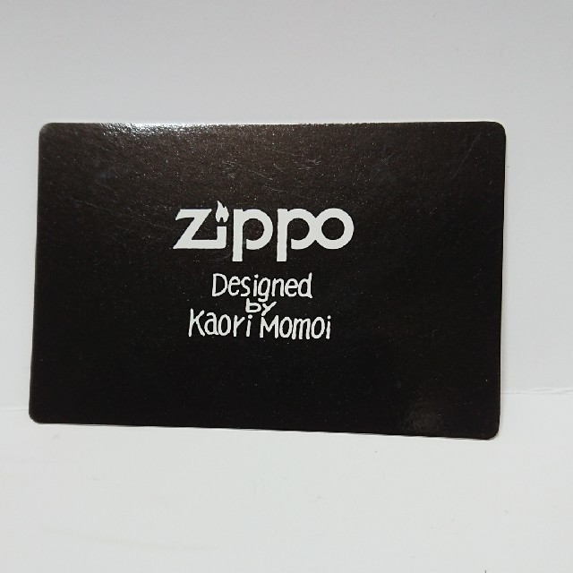 ZIPPO(ジッポー)のジッポー 桃井かおりさんデザイン メンズのファッション小物(タバコグッズ)の商品写真