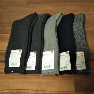 ユニクロ(UNIQLO)のユニクロ メンズソックス 5足(ソックス)