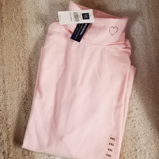 GAP(ギャップ)のGAP ストレッチ タートルネック 長袖 キッズ/ベビー/マタニティのキッズ服女の子用(90cm~)(Tシャツ/カットソー)の商品写真