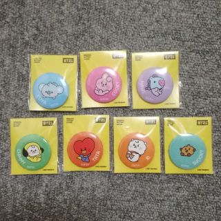 ボウダンショウネンダン(防弾少年団(BTS))のBT21缶バッジ 7種セット(アイドルグッズ)