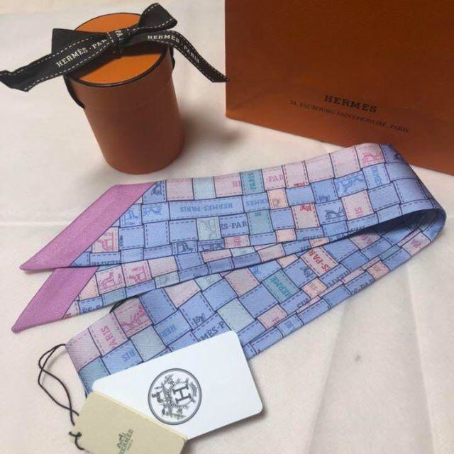 Hermes - 新品☆エルメス ツイリー 2019AW ボルデュック柄 ピンクの通販 by ライムs shop｜エルメスならラクマ