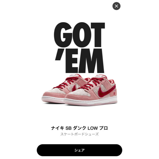 NIKE(ナイキ)のStrange Love Nike SB Dunk Low メンズの靴/シューズ(スニーカー)の商品写真