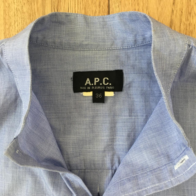 A.P.C(アーペーセー)のA.P.C. スタンドカラーシャツ レディースのトップス(シャツ/ブラウス(長袖/七分))の商品写真