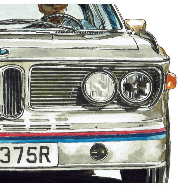 GC-286 BMW3.0 CSL限定版画 直筆サイン額装済●作家 平右ヱ門 9