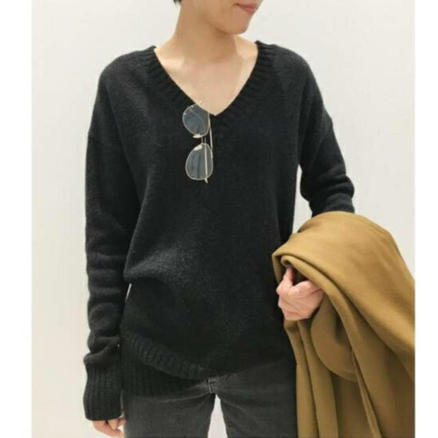 L´Appartement V/N Basic KNIT 美品 ブラックのサムネイル