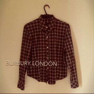 バーバリー(BURBERRY)のバーバリー チェックのブラウス 着画あり(シャツ/ブラウス(長袖/七分))