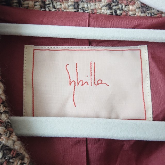 Sybilla(シビラ)のSybilla ツイードコート レディースのジャケット/アウター(ロングコート)の商品写真