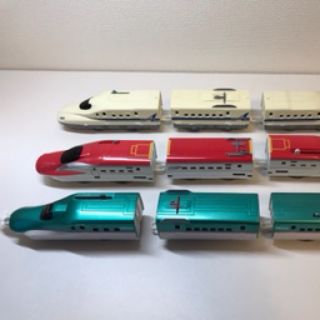 タカラトミー(Takara Tomy)のプラレール　車両　はやぶさ　こまち　新幹線　セット　連結仕様　(電車のおもちゃ/車)