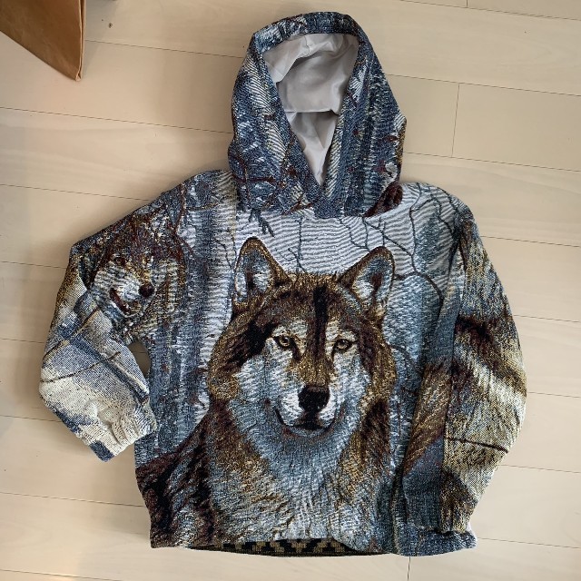 wolf hoodie オオカミ　ウルフ　パーカー