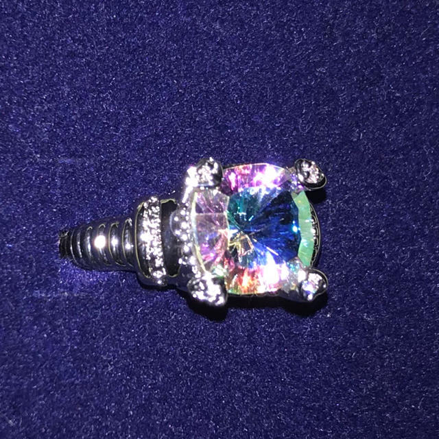 レインボートパーズ リング レディースのアクセサリー(リング(指輪))の商品写真