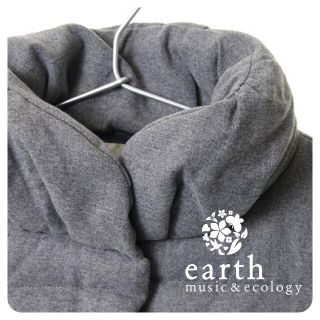 アースミュージックアンドエコロジー(earth music & ecology)のearth 杢ライトグレー中綿ブルゾン♡(ブルゾン)