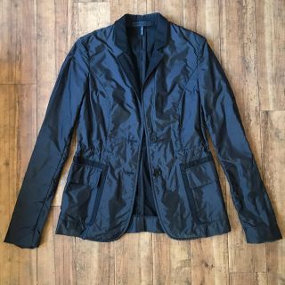 ジルサンダー(Jil Sander)の美品　ジルサンダー　イタリア製　ナイロン　ジャケット(テーラードジャケット)