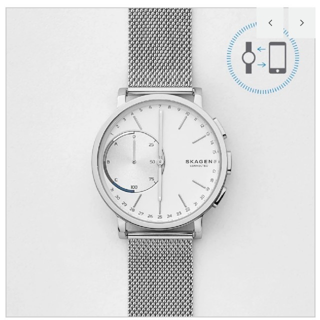 SKAGEN(スカーゲン)のスカーゲン ハイブリッドスマートウォッチ メンズの時計(腕時計(アナログ))の商品写真