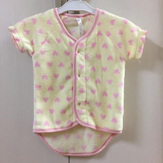 白×ピンク袖付きスリーパー☆新品(パジャマ)